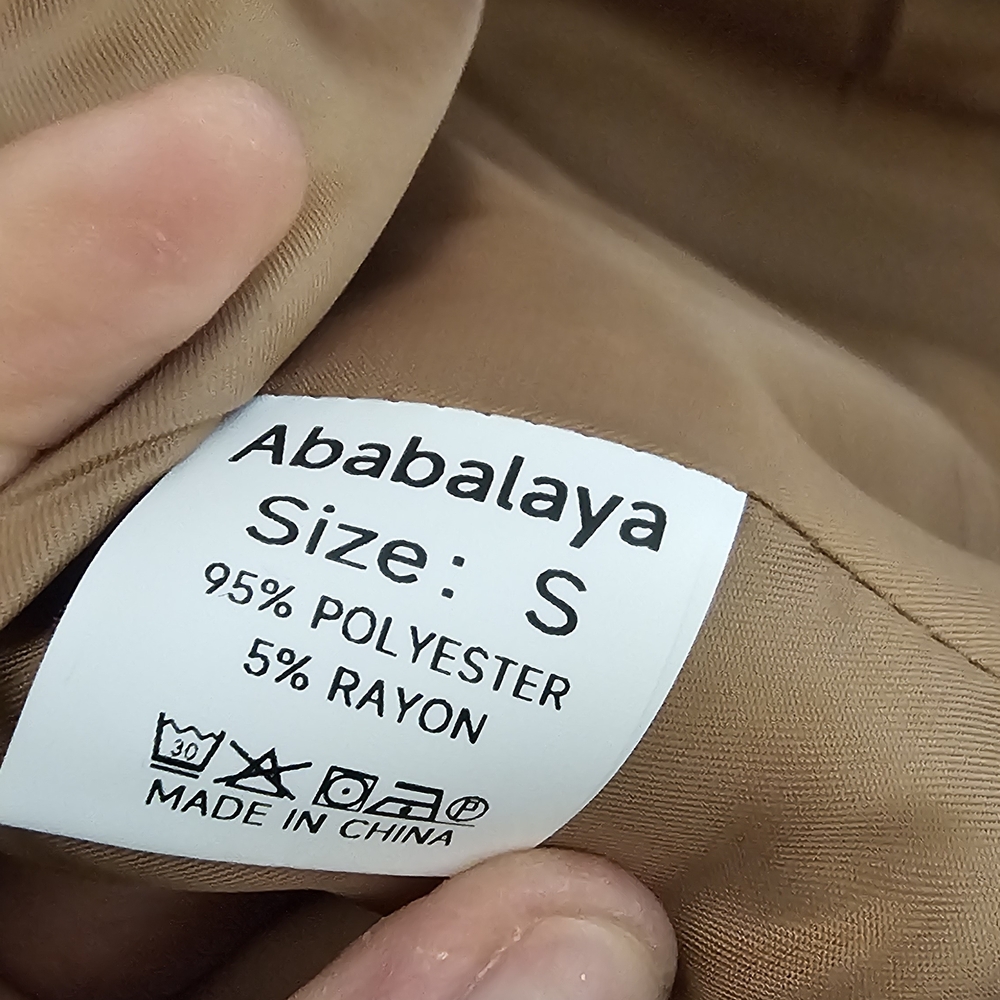 Elegant Tan Faux Suede Blazer for Women - Picture 6 of 8